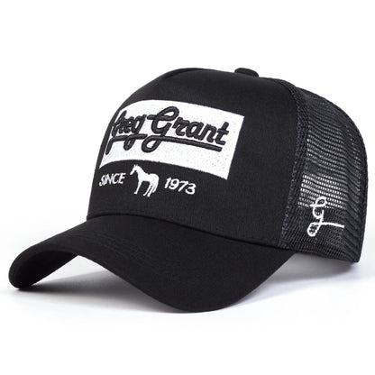 Unisex Since 1973 Letter Embroidery Baseball Net Caps Spring Summer Outdoor Adjustable Casual Hats