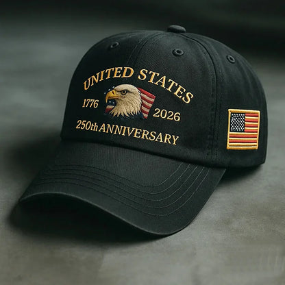 Vintage Eagle Embroidery Baseball Cap - Stylish and Versatile Outdoor Sun Hat with Visor