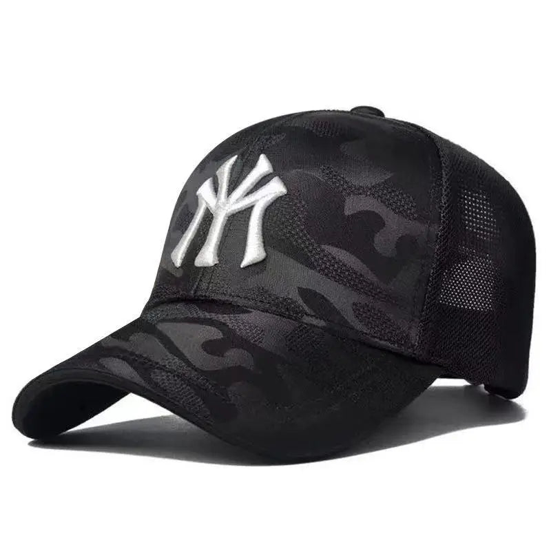 Letter Embroidery Camouflage Baseball Hats Spring Autumn Outdoor Adjustable Casual Sunscreen Hat