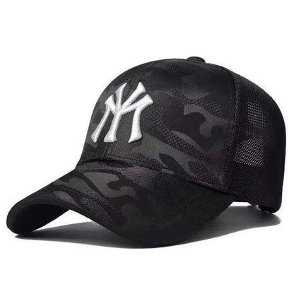 Letter Embroidery Camouflage Baseball Hats Spring Autumn Outdoor Adjustable Casual Sunscreen Hat