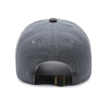 European American Maple Leaf Retro Baseball Men Women Washed Cotton Duck Tongue Spring Summer