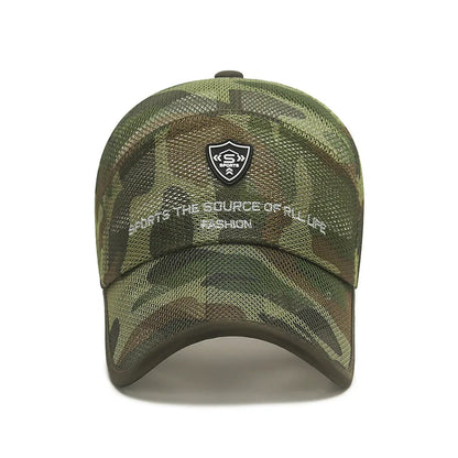 Summer Women Men Fishing Mesh Sun Hat Caps Female Male Black White Outdoor Sport Baseball Hats Cap