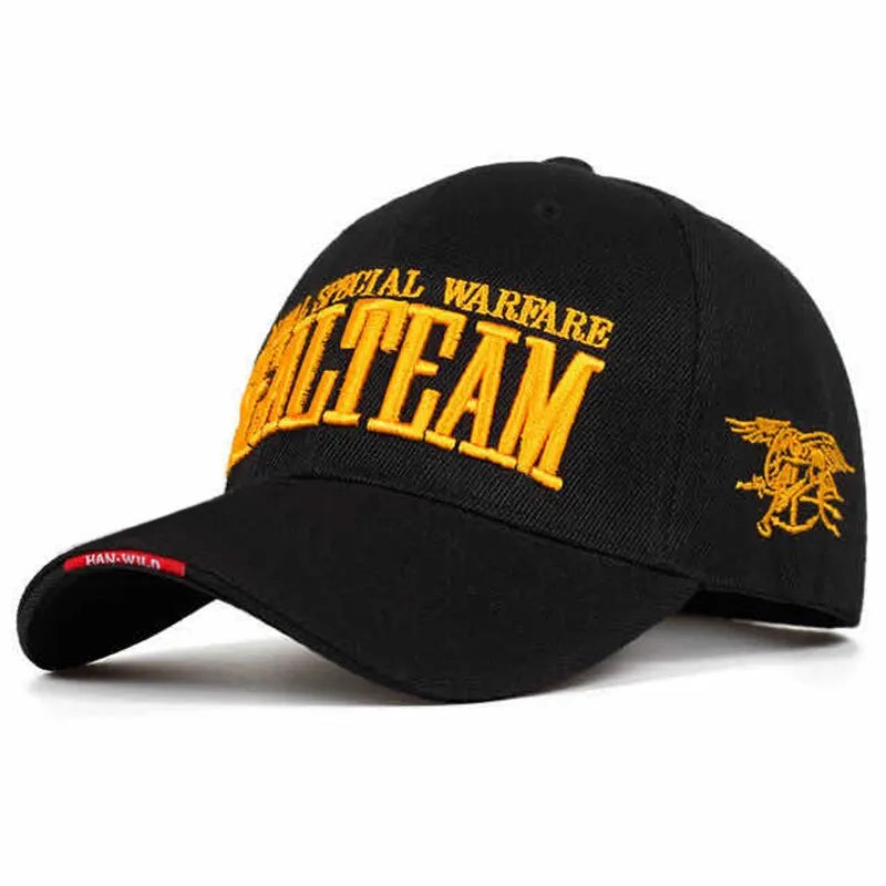 Sealteam Letter Embroidery Baseball Caps Spring Autumn Outdoor Adjustable Casual Hats Sunscreen Hat