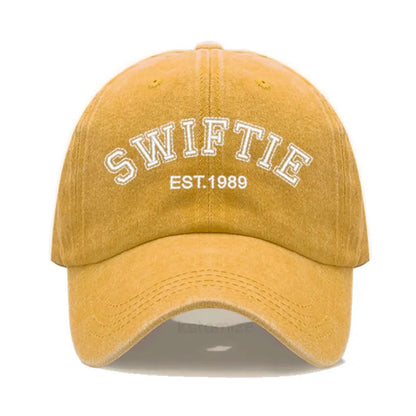 Swiftie 1989 Embroidery Baseball Cap Men Women Unisex Washed Cotton Dad Hat Sun Gift Fans Outdoor