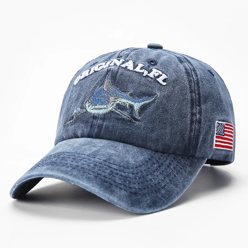 News Outdoor Sports Cotton Baseball Cap Retro Embroidery Men S Hip Hop Rebound Caps Snapback Hats