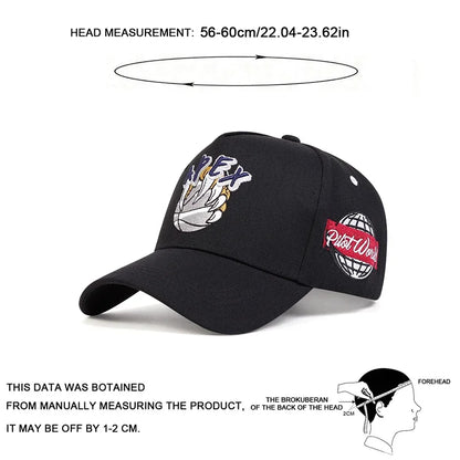 Unisex Bear Claw Basketball Apex Embroidery Baseball Caps Spring Autumn Outdoor Sunscreen Hat