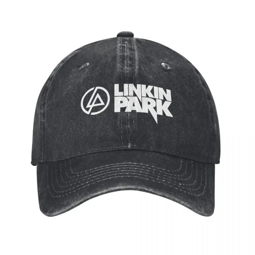 Linkins Meteora Minutes Midnight Men Women Baseball Caps Parks Hunting Distressed Washed Hat Vintage