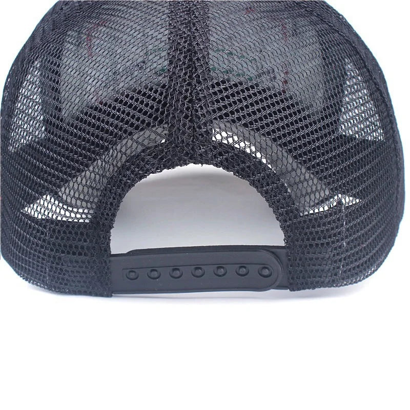 Spring Summer Mesh Embroidery Letter Awesome Baseball Cap Women S Hat Men Outdoor Sunscreen