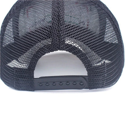 Spring Summer Mesh Embroidery Letter Awesome Baseball Cap Women S Hat Men Outdoor Sunscreen