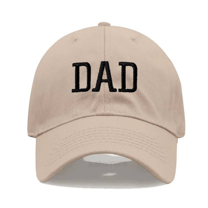 DAD MOM Embroidery Pure Cotton Men's Baseball Cap For Man  Womne's Fashion Sport Golf Caps Sun Hat Dropshipping