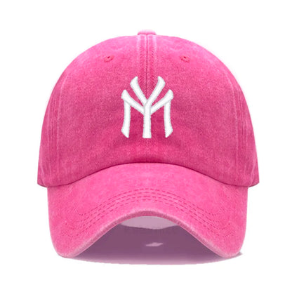 Letter My Embroidery Baseball Cap Women Men Adjustable Soft Washed Cotton Sports Dad Hat Spring
