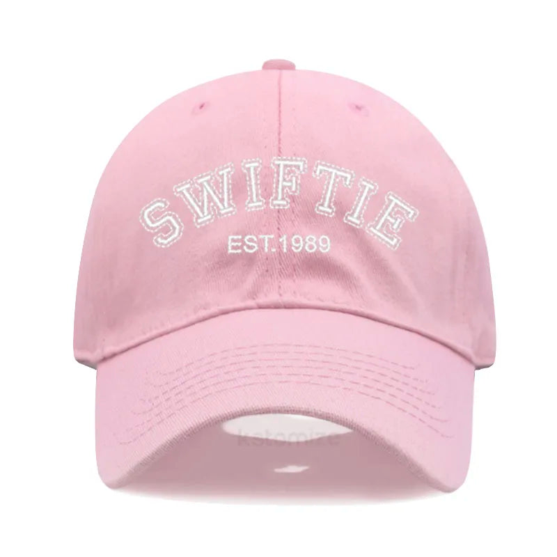 Swiftie 1989 Embroidery Baseball Cap Men Women Unisex Washed Cotton Dad Hat Sun Gift Fans Outdoor