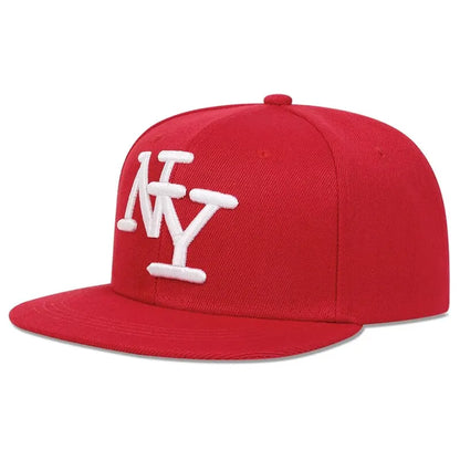 Unisex Letter Embroidery Hip-Hop Hats Spring Autumn Outdoor Adjustable Casual Baseball Caps