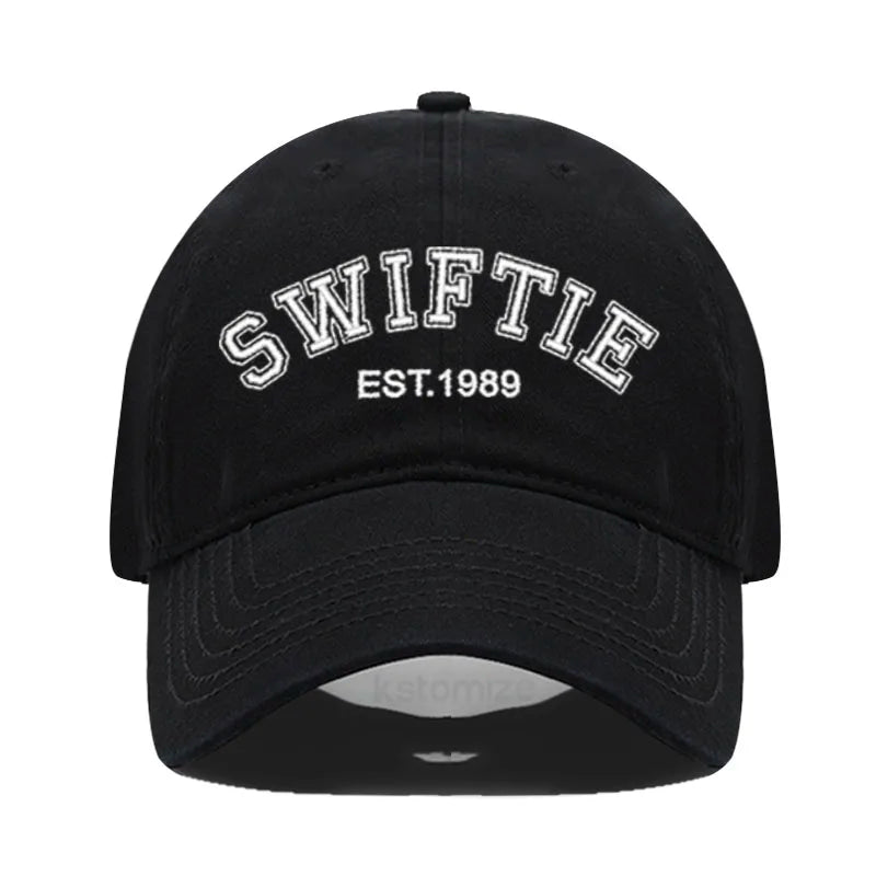 Swiftie 1989 Embroidery Baseball Cap Men Women Unisex Washed Cotton Dad Hat Sun Gift Fans Outdoor
