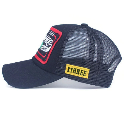 Spring Summer Mesh Embroidery Letter Awesome Baseball Cap Women S Hat Men Outdoor Sunscreen