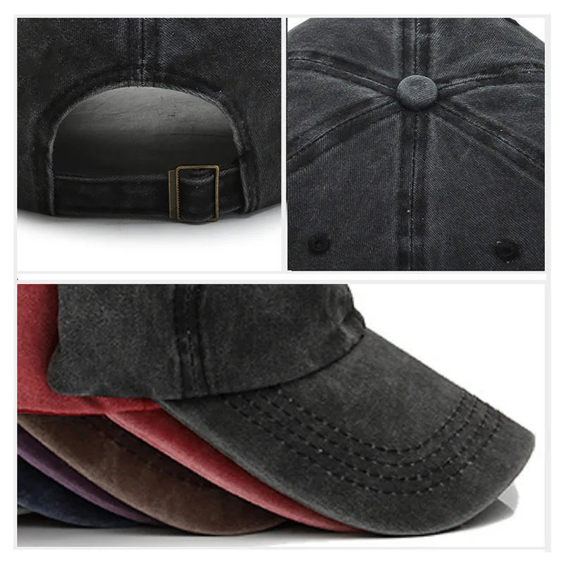 Initial Letter A-Z Embroidery Baseball Cap Men Womne Washed Cotton Dad Hats Team Sport Visors