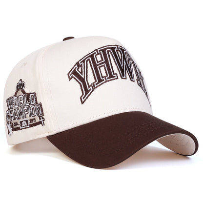 Unisex Yhwh Letter Embroidery Baseball Caps Spring Autumn Outdoor Adjustable Casual Hats Hip Hop Hat