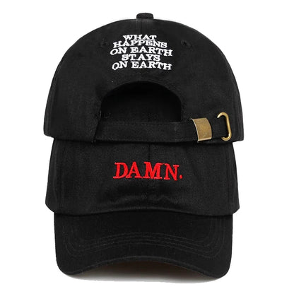 Unisex Damn Letter Embroidery Baseball Caps Spring Autumn Outdoor Sunscreen Hat Adjustable Casual