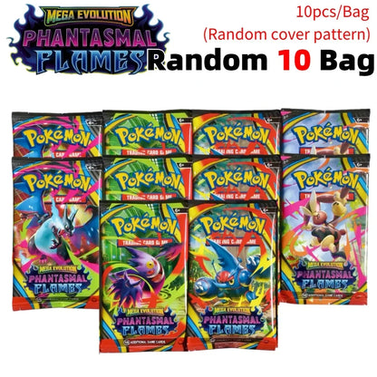 360 Pokémon TCG English Cards Set – Mega Evolution, Phantasmal Flames, Scarlet & Violet 151, Black Bolt Booster Trading Cards