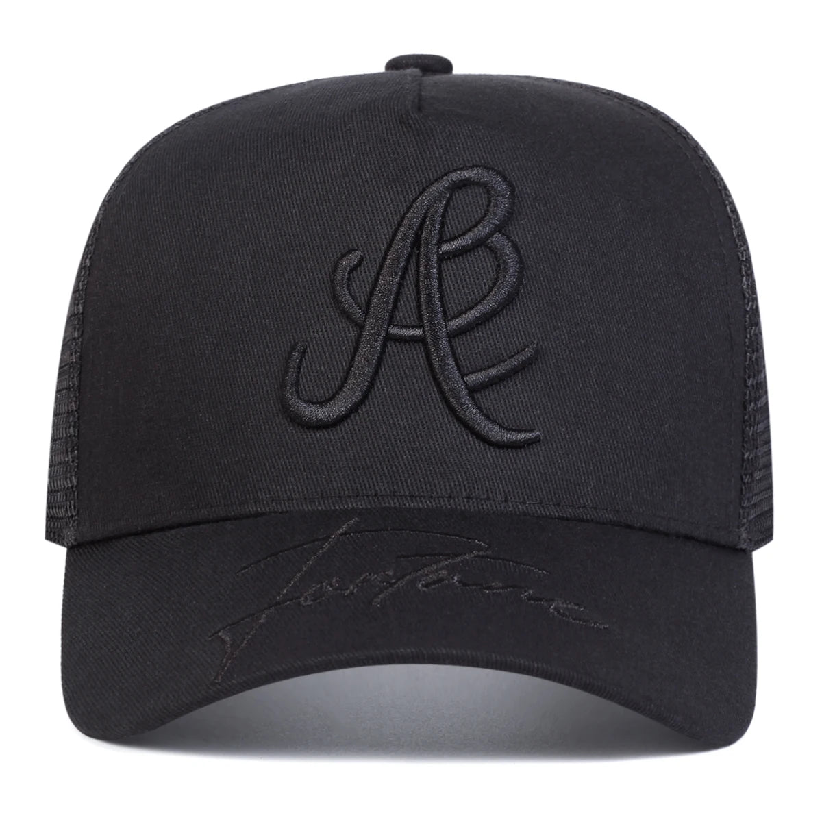 Unisex Personality Letter Embroidery Side Flame Baseball Net Caps Spring Summer Outdoor Adjustable