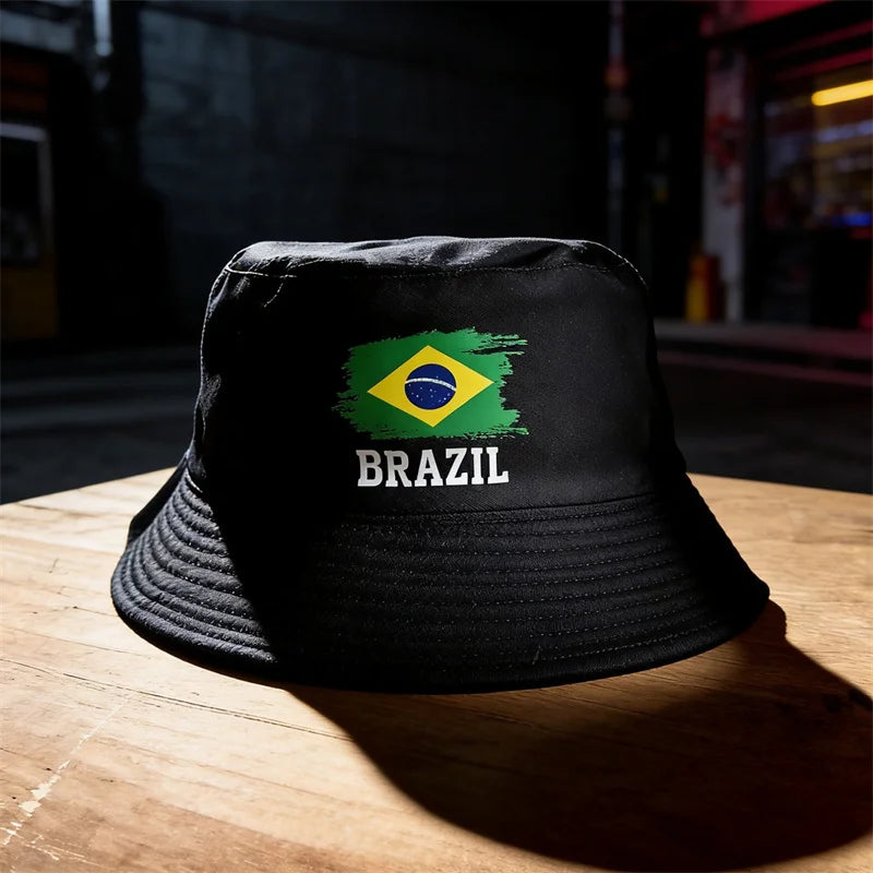 Countries National Flag Bucket Hat Men Women Football Fan Party Cup Reversible Sun Soccer Fans