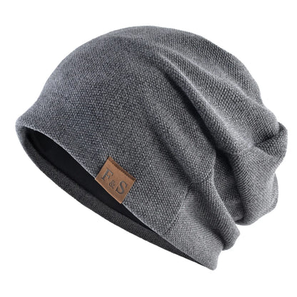 Winter Bonnet Hat For Men And Women Fashion Warm Solid Color Skullies Beanies Spring Casual Turban Hats Hip Hop Velvet Beanies
