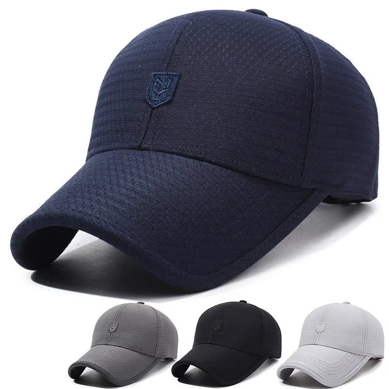 Spring Summer Mesh Baseball Cap Outdoor Sports Breathable Sunshade Sunscreen Simple Casual Men S
