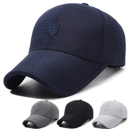 Spring Summer Mesh Baseball Cap Outdoor Sports Breathable Sunshade Sunscreen Simple Casual Men S