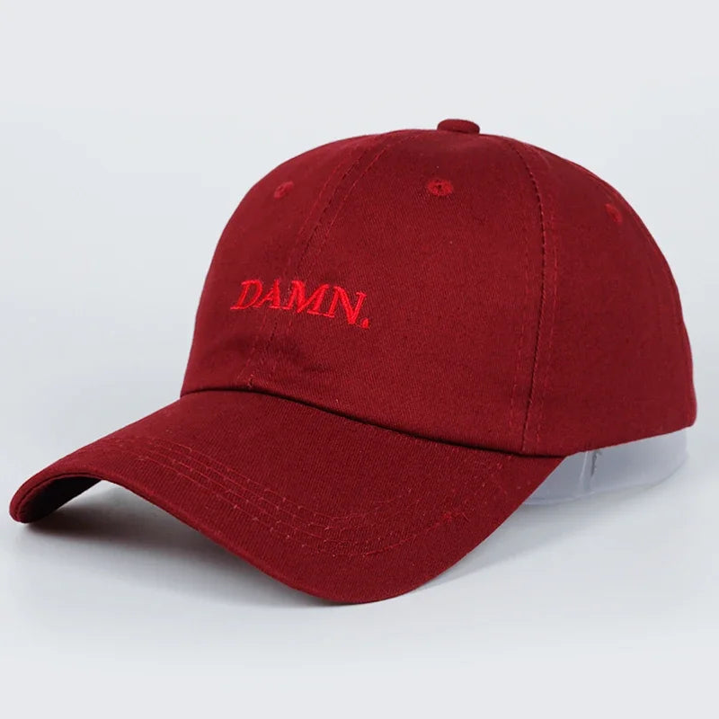 Unisex Damn Letter Embroidery Baseball Caps Spring Autumn Outdoor Sunscreen Hat Adjustable Casual