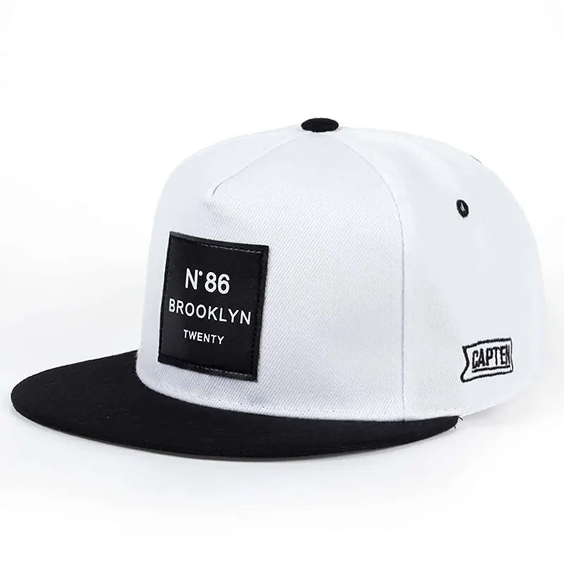 Unisex Brooklyn Print Label Embroidery Hip-Hop Hats Outdoor Adjustable Casual Baseball Caps