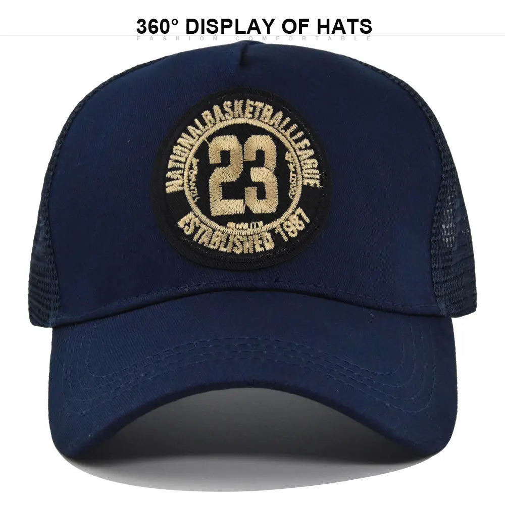 Outdoors Mesh Breathable Personality Sticker Embroidery Women S Baseballcap Hat Men Spring Outdoor