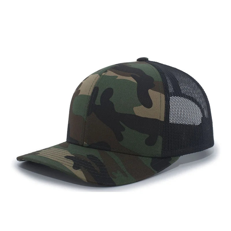 Summer Mesh Baseball Cap Men Women Slight Curved Snapback Trucker Hat Unisex Casual Outdoor