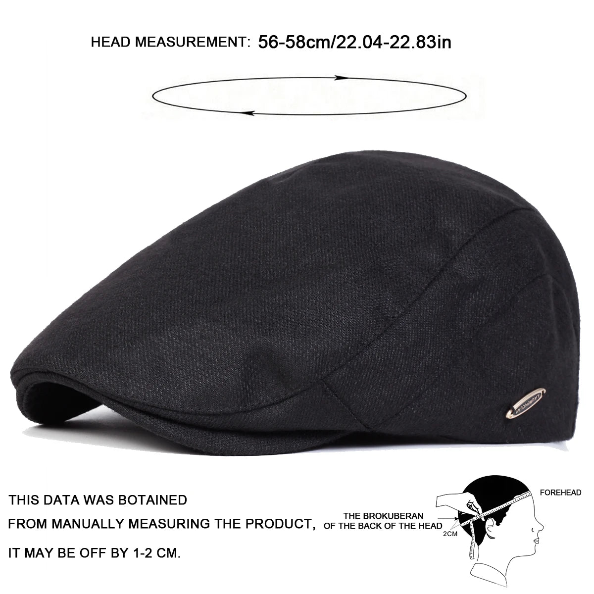 Men Laurenclay Letter Label Newsboy Caps British Painters Hats Spring Autumn Flat Cap Hip Hop Berets
