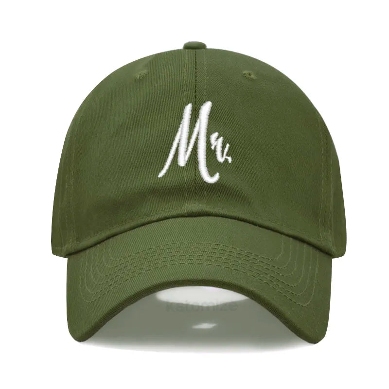 Matching Mr Mrs Baseball Cap Men S Women Cotton Embroidery Sport Golf Caps Bridal Gift Newlywed