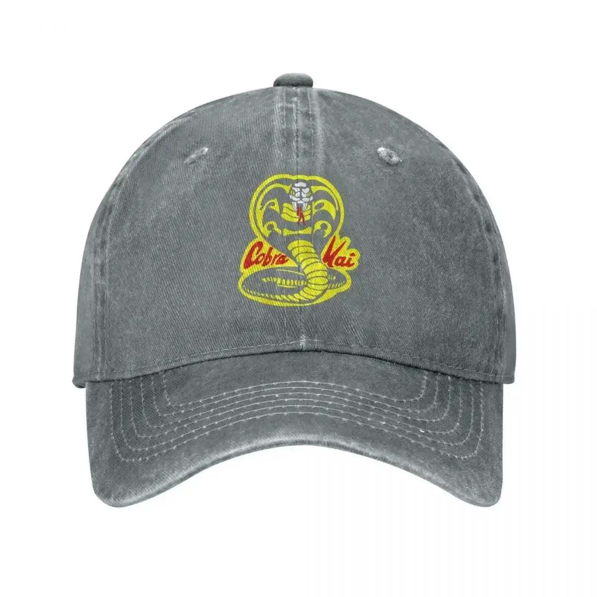 Hip Hop Baseball Cap Adjustable Hat Cobra Kai Karate Kid Spring Autumn Hats Snake Dojo Anime Denim