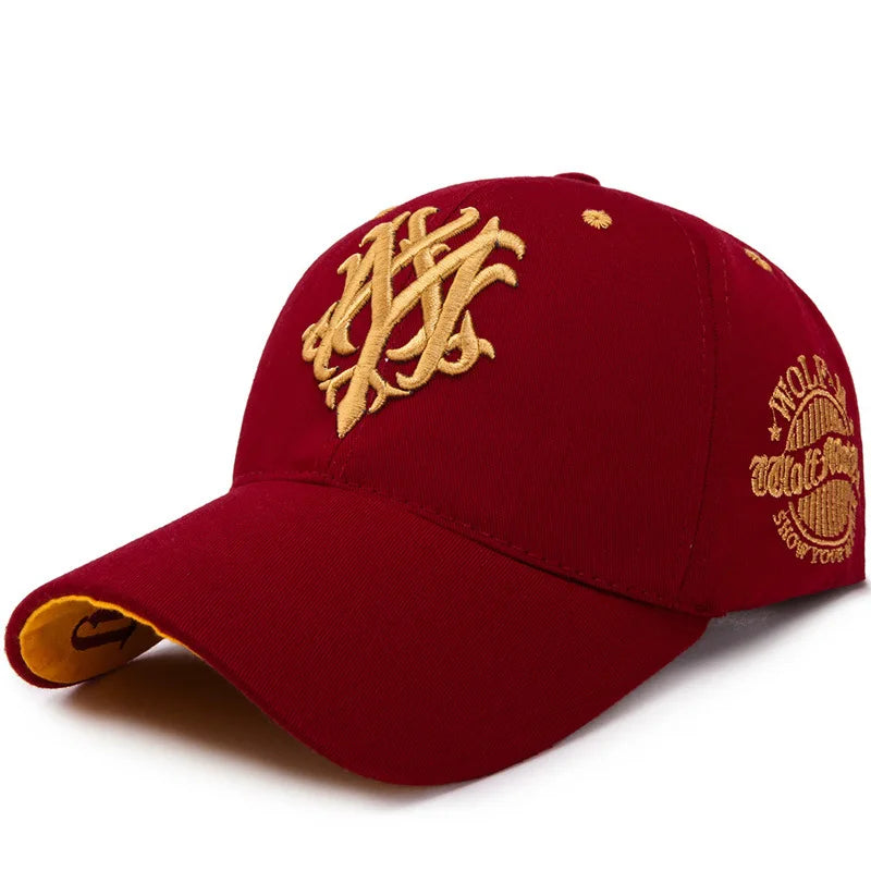 Totem Flame Baseball Cap Men S Women European American Net Red Spring Summer Sun Shading Smbroidered