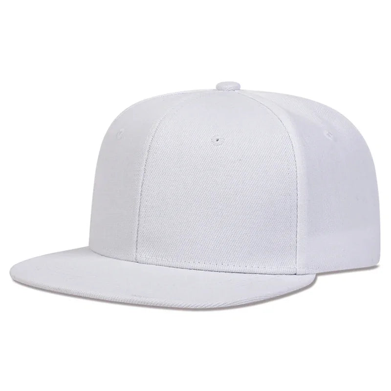 Unisex Light Board Solid Color Hip-Hop Hats Spring Autumn Adjustable Casual Snapback Baseball Caps