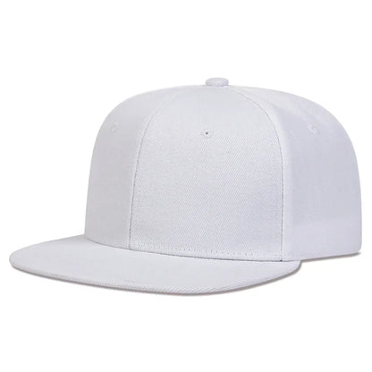 Unisex Light Board Solid Color Hip-Hop Hats Spring Autumn Adjustable Casual Snapback Baseball Caps