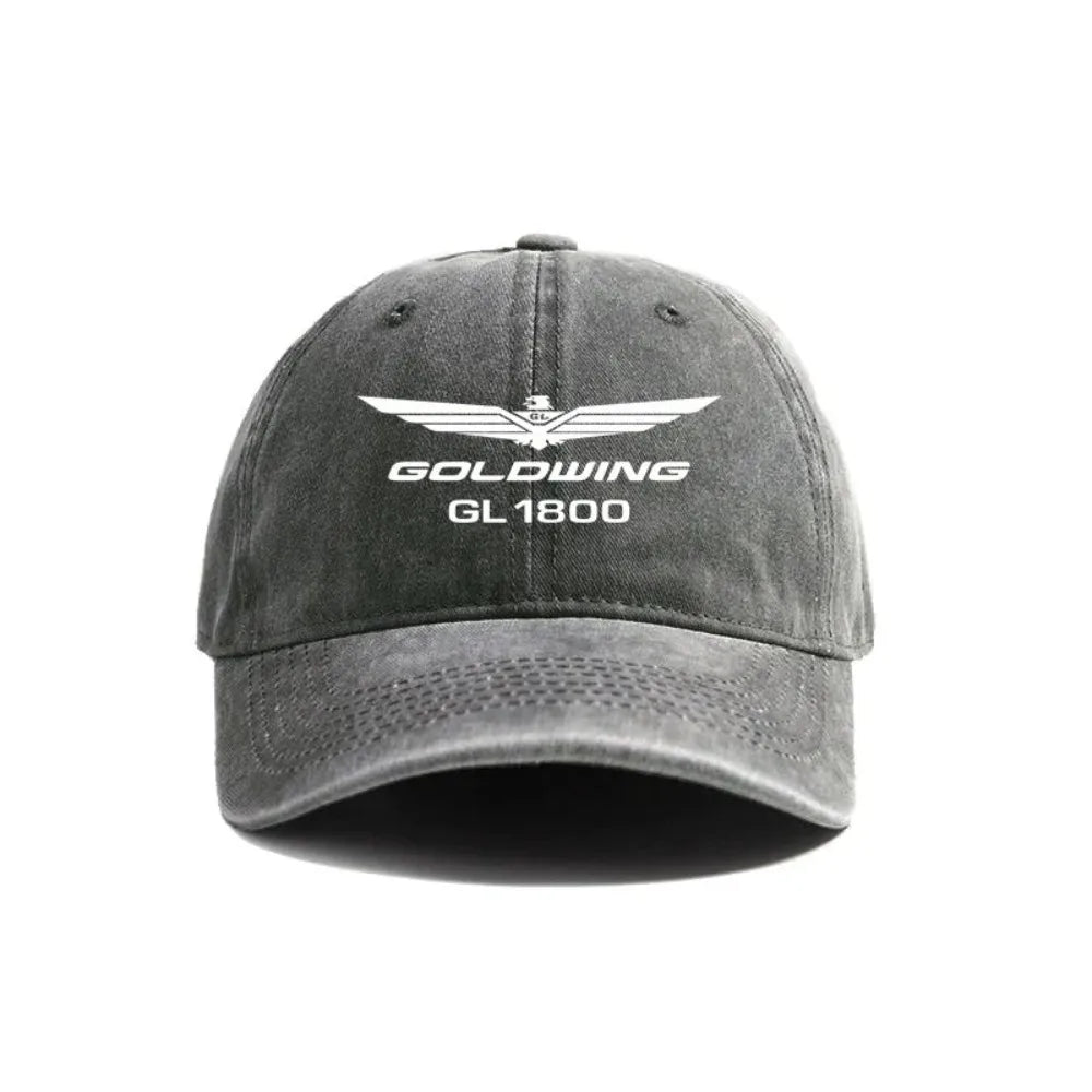 Goldwing Gl1800 Baseball Cap Distressed Hats Men Retro Outdoor Summer Adjustable Hat Casual