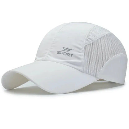 Spring Summer New Sports Hats Men's Sun Hats Outdoor Quick Drying Fabric Baseball Net Caps Sunscreen Breathable Caps