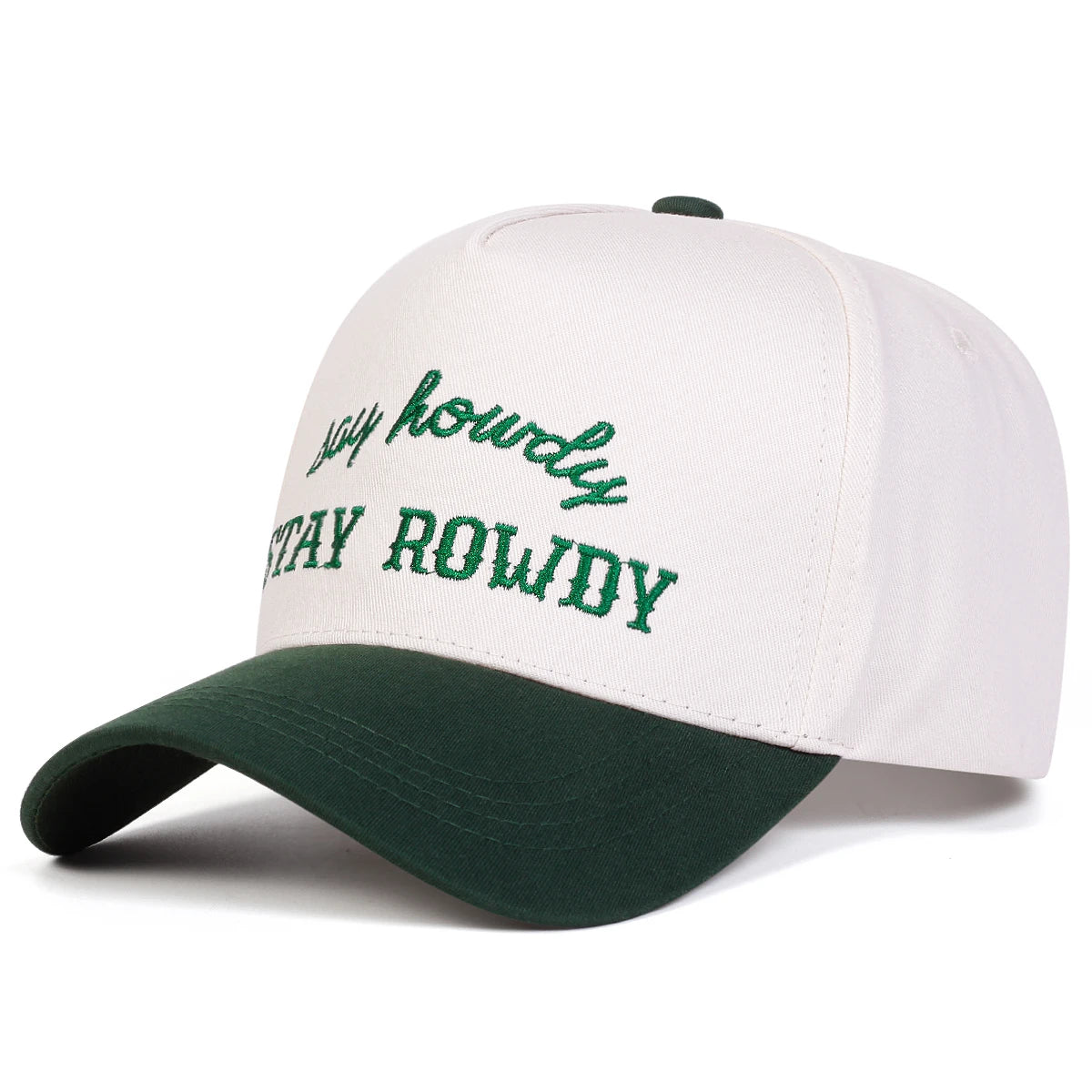 Unisex Stay Rowdy Letter Embroidery Baseball Caps Spring Autumn Outdoor Adjustable Casual Hats Hip