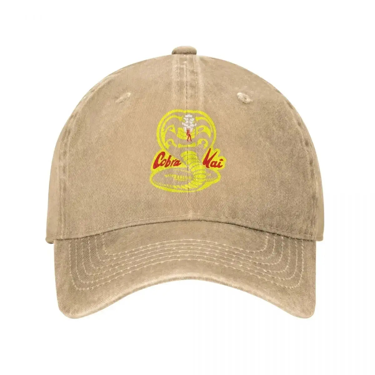 Hip Hop Baseball Cap Adjustable Hat Cobra Kai Karate Kid Spring Autumn Hats Snake Dojo Anime Denim