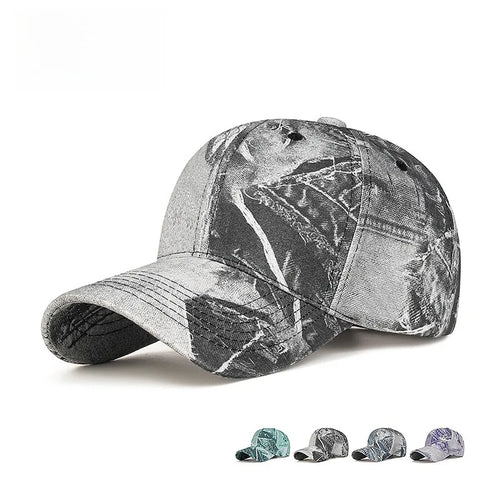 Women Men Washed Cotton Baseball Cap Male Female Retro Four Seasons Outdoor Sports Snapback Hat