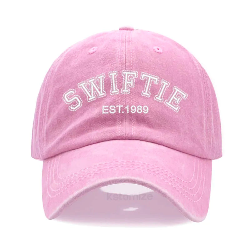 Swiftie 1989 Embroidery Baseball Cap Men Women Unisex Washed Cotton Dad Hat Sun Gift Fans Outdoor