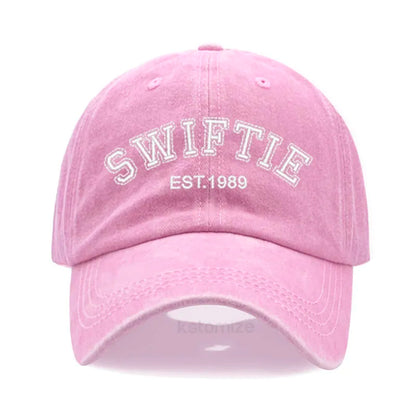 Swiftie 1989 Embroidery Baseball Cap Men Women Unisex Washed Cotton Dad Hat Sun Gift Fans Outdoor