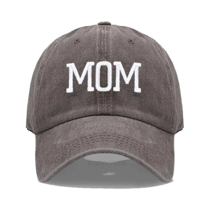 DAD MOM Embroidery Pure Cotton Men's Baseball Cap For Man  Womne's Fashion Sport Golf Caps Sun Hat Dropshipping