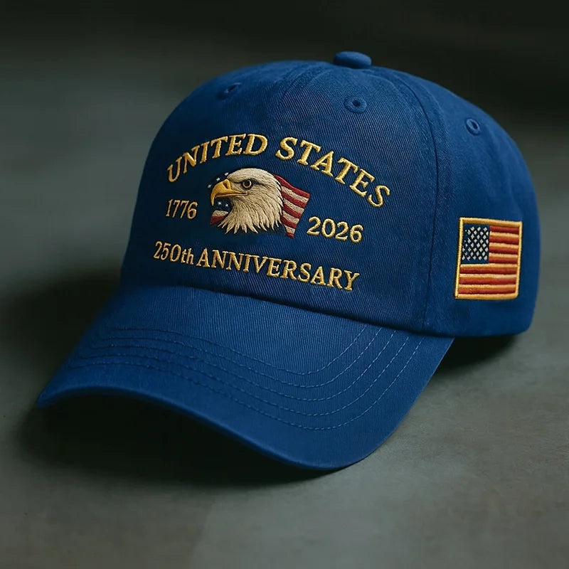 Vintage Eagle Embroidery Baseball Cap - Stylish and Versatile Outdoor Sun Hat with Visor