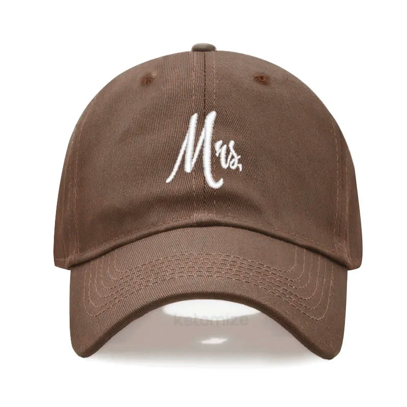 Matching Mr Mrs Baseball Cap Men S Women Cotton Embroidery Sport Golf Caps Bridal Gift Newlywed