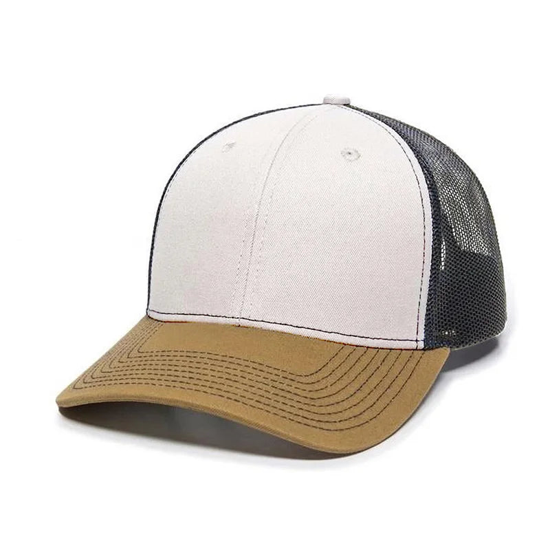 Summer Mesh Baseball Cap Men Women Slight Curved Snapback Trucker Hat Unisex Casual Outdoor