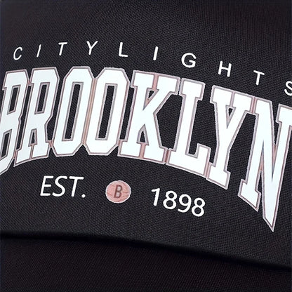 Unisex Brooklyn Printing Baseball Net Caps Spring Summer Outdoor Adjustable Casual Hats Sunscreen